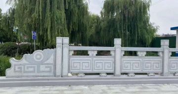 崇左 芝麻灰桥栏杆、河道栏杆安装效果