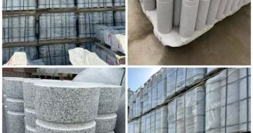 崇左 芝麻白花岗岩挡车柱、隔离柱多少钱