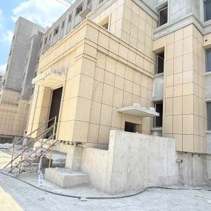 崇左 黄金麻干挂，工地实拍