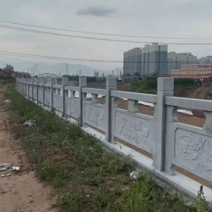 崇左 石材河道栏杆