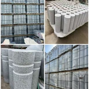 崇左 芝麻白花岗岩挡车柱、隔离柱多少钱