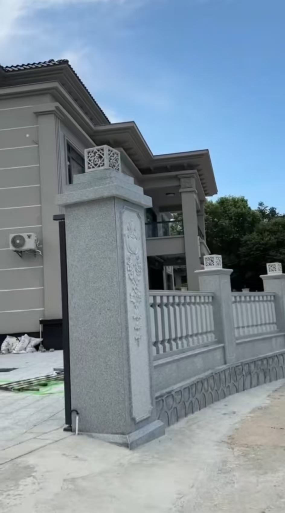 崇左 芝麻白别墅围墙栏杆，私人订制