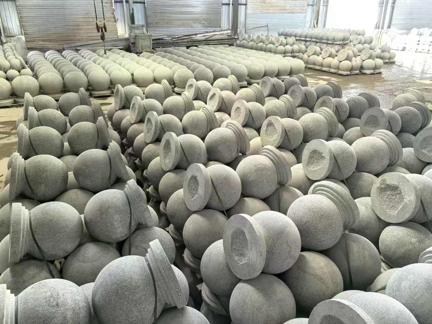崇左石材挡车球