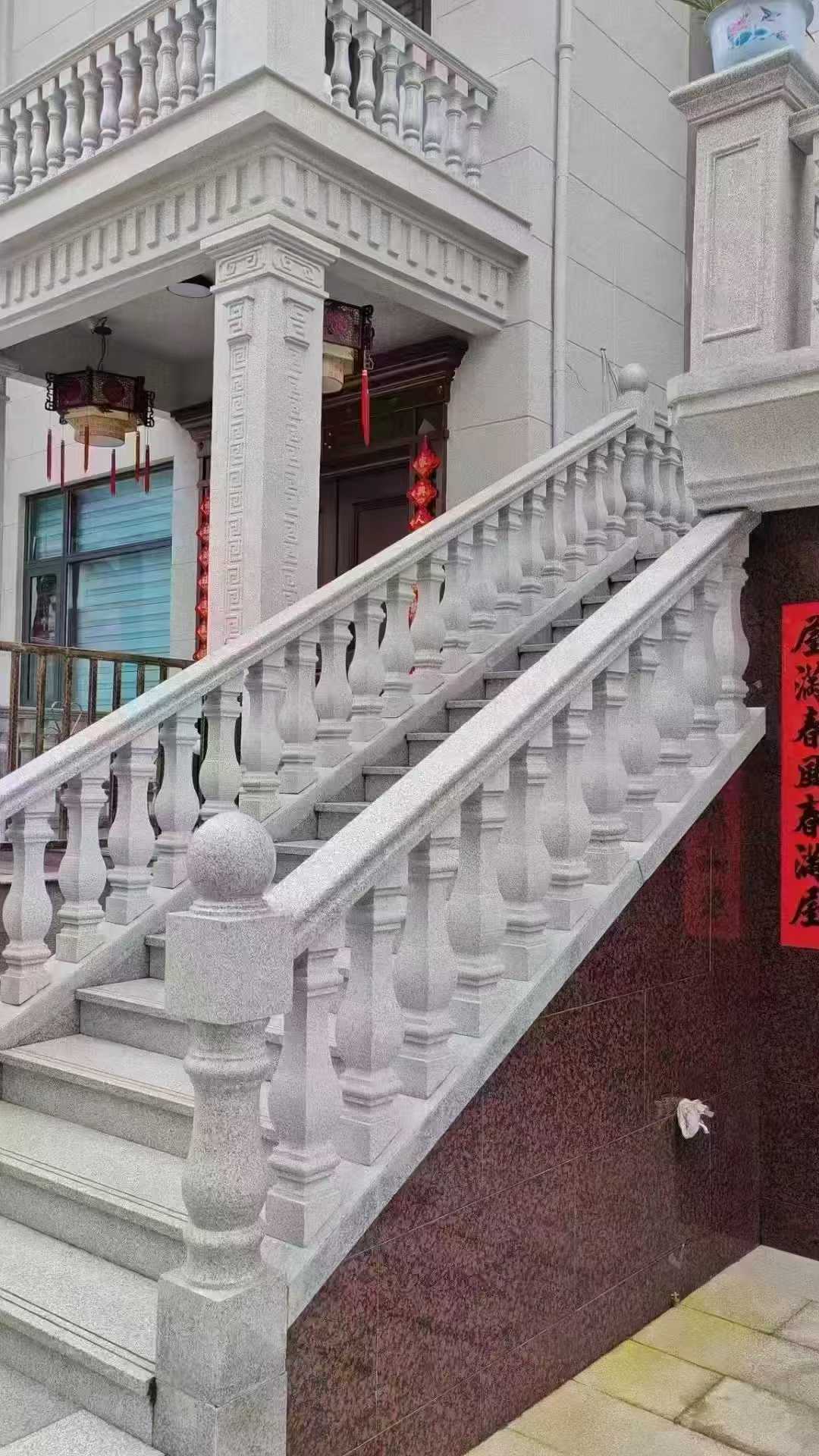 崇左 天然石材 阳台庭院护栏、栏杆