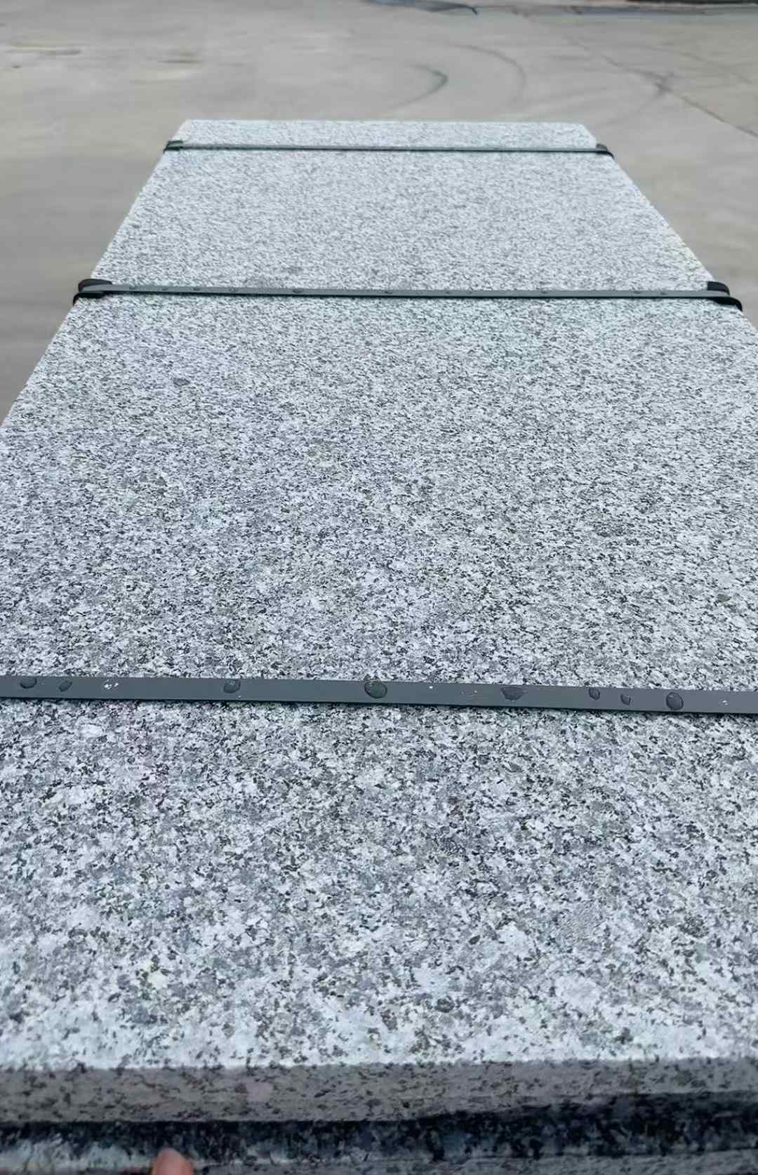 崇左 芝麻黑火烧面毛板，条板，半成品