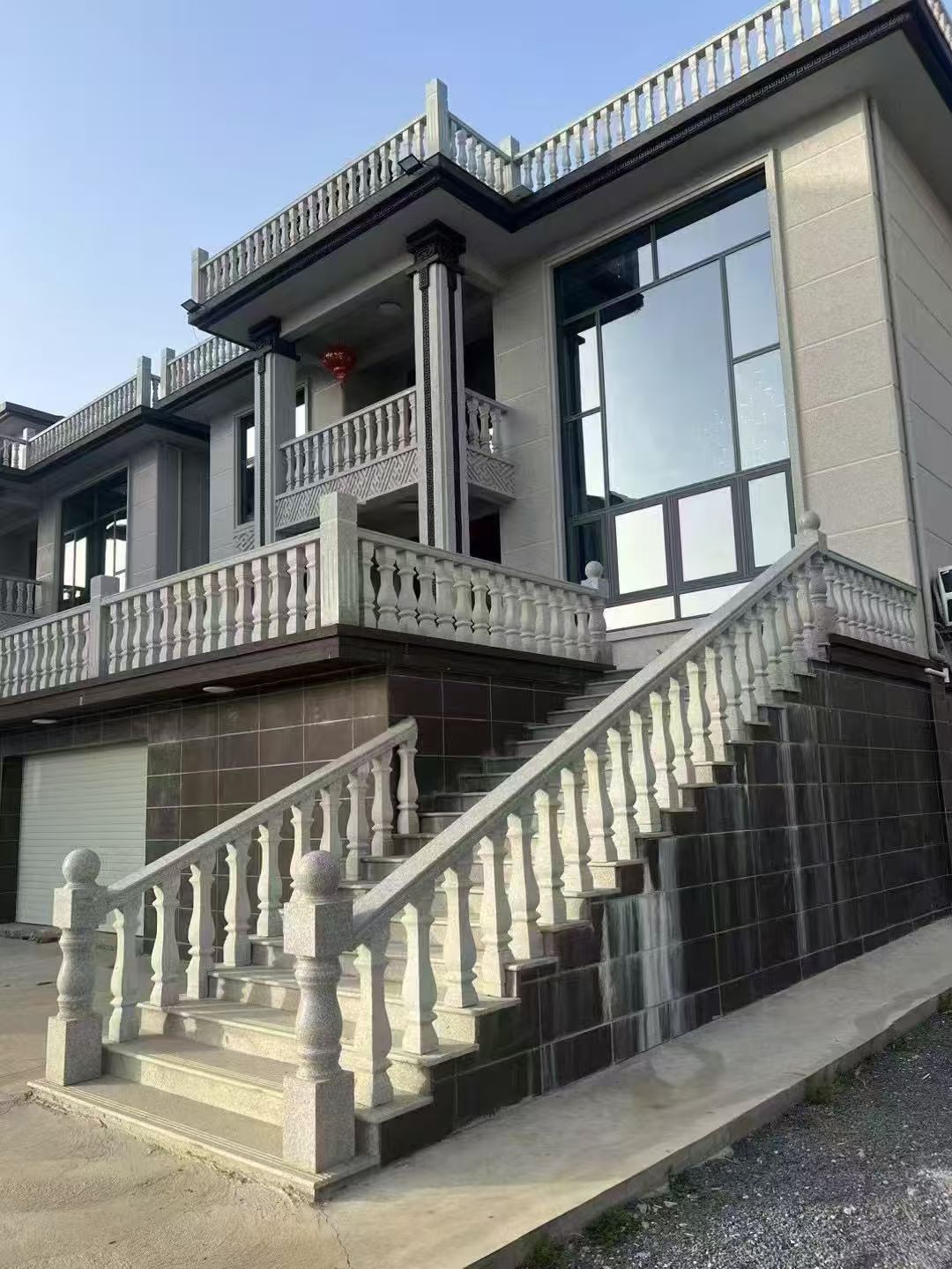 崇左 芝麻白别墅阳台栏杆，楼梯栏杆
