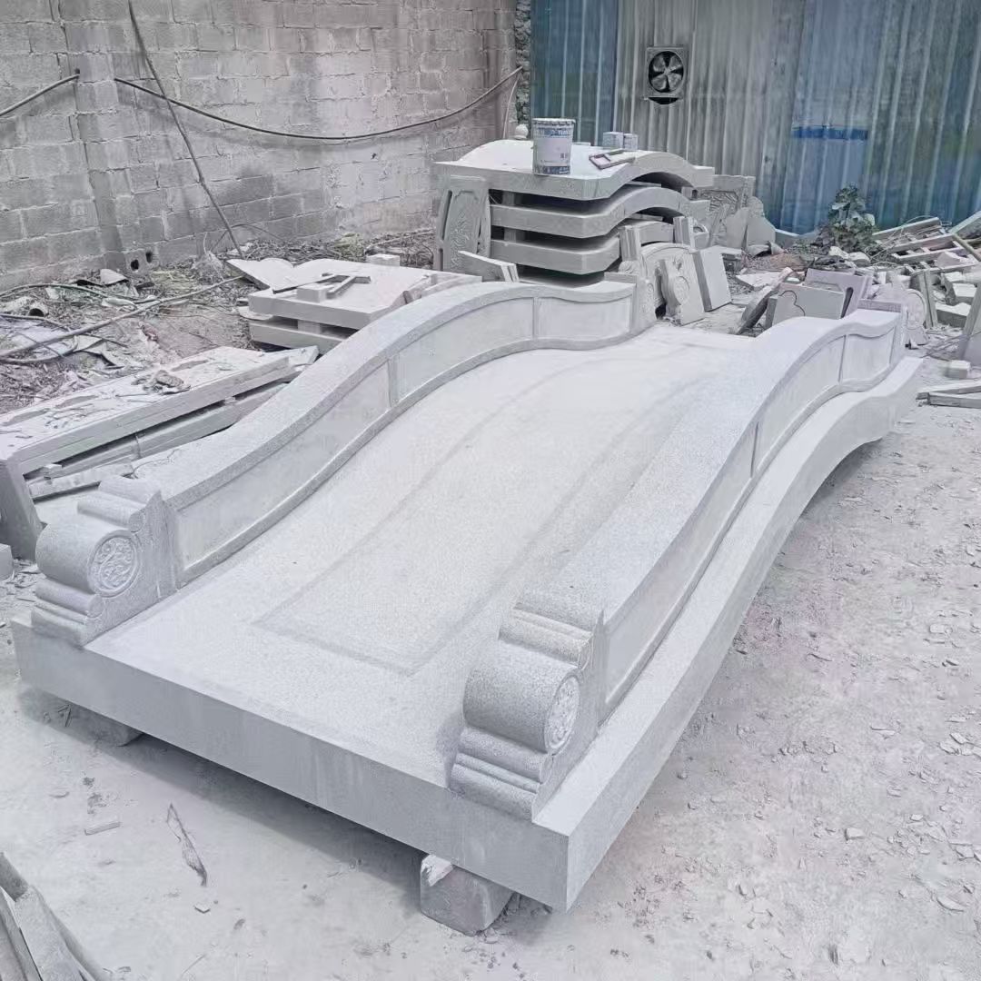 崇左 芝麻灰花岗岩园林景观 小石桥