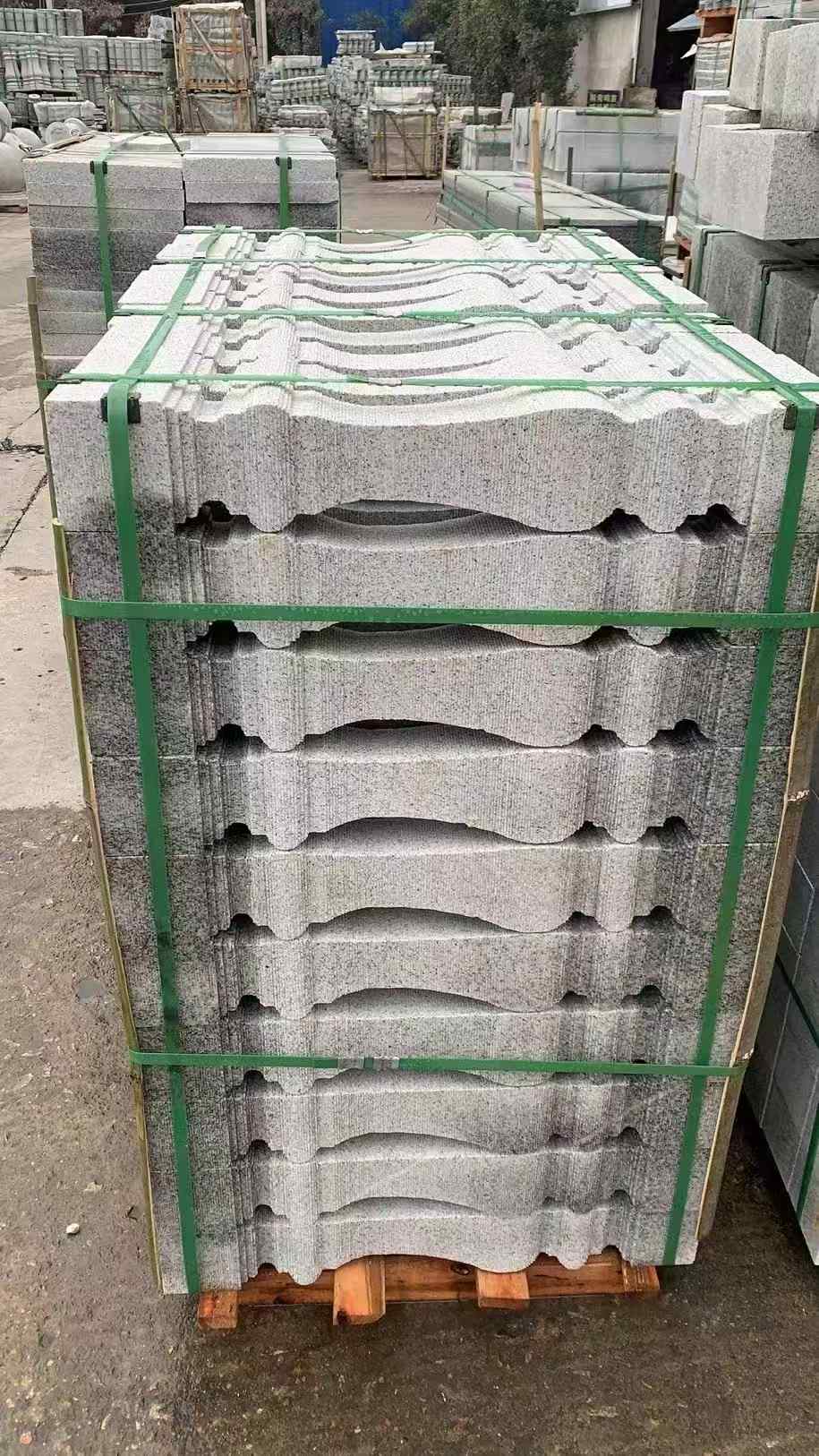 崇左 芝麻白方形拉丝面，栏杆花瓶柱
